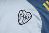 2024-25 Boca gray blue half zip training suit