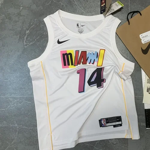 NBA Miami Heat Retro city version jerseys