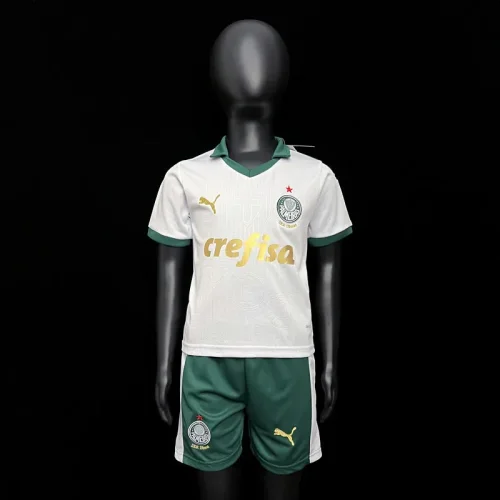 2024-25 Palmeiras away white kid kit