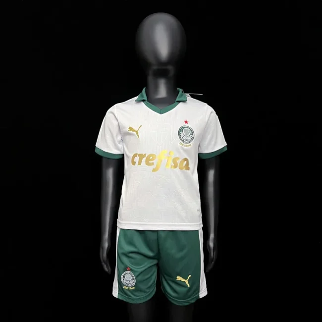 2024-25 Palmeiras away white kid kit