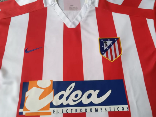 2002-03 Atletico Madrid  home Retro soccer jersey size