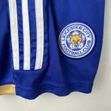 2023-24 Leicester City home kids kit