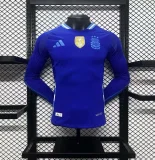 Argentina 2024-25 away long sleeves player version (The player version is more slim fit, it is recommended to buy one size larger)