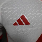 2023-24 River home white player version jersey (The player version is more slim fit, it is recommended to buy one size larger)