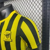 2023-24 Ittihad Home Player version soccer jerseys   (The player version is more slim fit, it is recommended to buy one size larger)