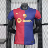 2024-25 Barcelona Special Edition player version jersey(The player version is more slim fit, it is recommended to buy one size larger)