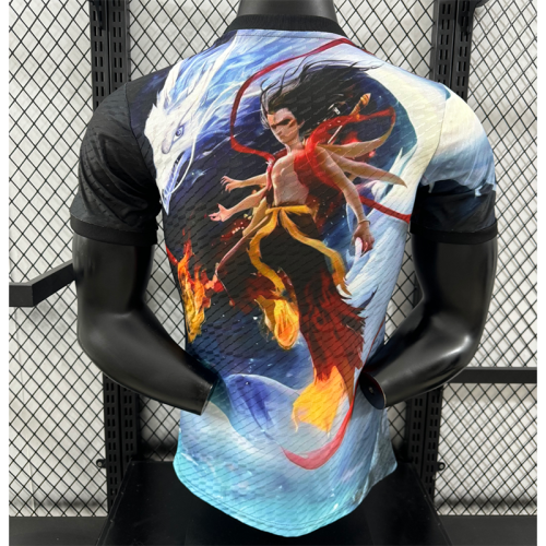 2025 Japan Blue Six-Armed Nezha Special Edition Player Version   (The player version is more slim fit, it is recommended to buy one size larger)