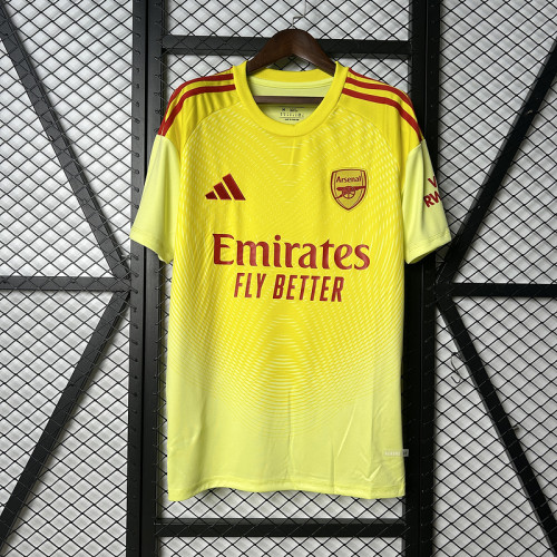2025-26  Arsenal  yellow goalkeeper jersey