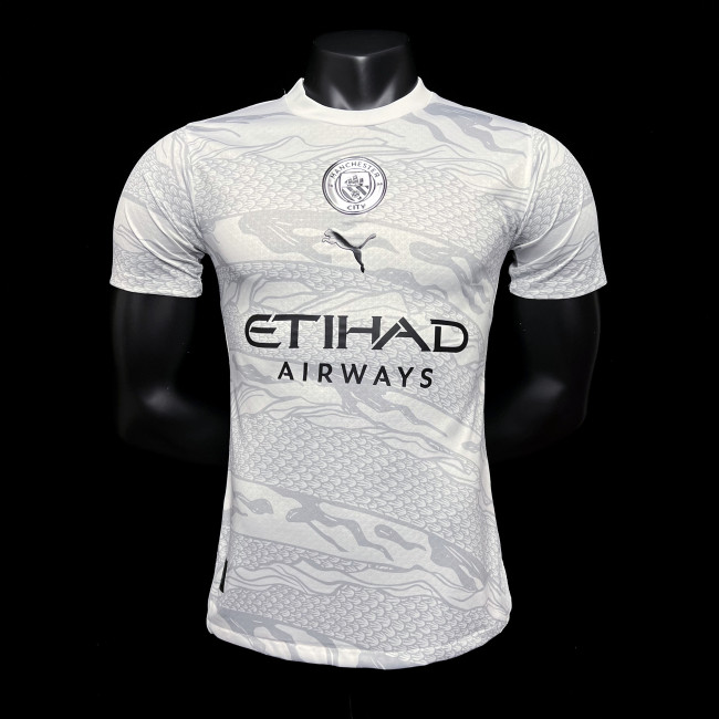 2024-25 Manchester City dragon special player version jersey (The player version is more slim fit, it is recommended to buy one size larger)
