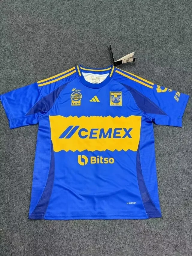 2024-25 Tigres away blue jersey