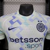2025-26 .Inter Milan   away player version jersey (The player version is more slim fit, it is recommended to buy one size larger)