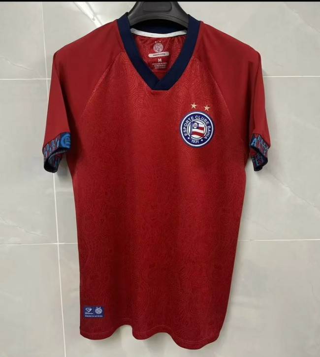 2025-26 Bahia red soccer jersey