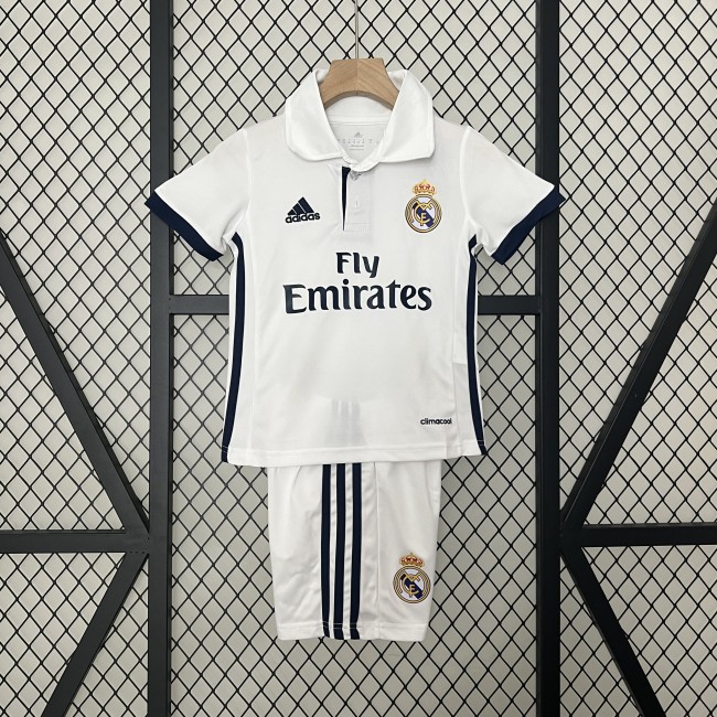 2016-17 Real Madrid home retro kid kit
