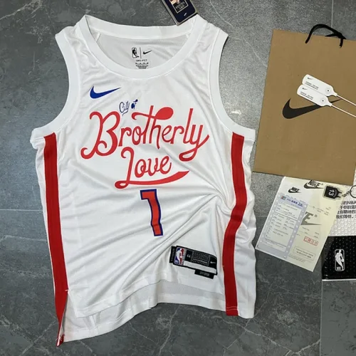 NBA Philadelphia 76ers City version jerseys