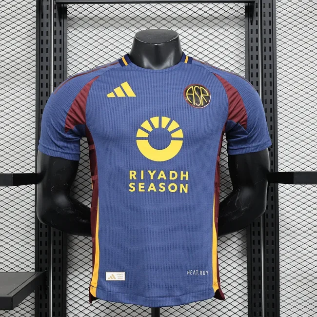 2024-25 Roma Third away player version jersey(The player version is more slim fit, it is recommended to buy one size larger)
