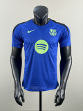 2025-26 Barcelona blue training player version jersey (The player version is more slim fit, it is recommended to buy one size larger)