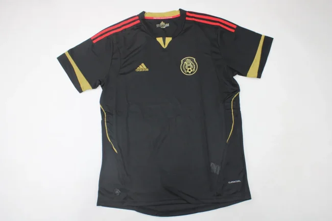 Mexico 2011-12 black away soccer jerseys