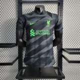 Liverpool 2023-24 Black Goalkeeper soccer jerseys (The player version is more slim fit, it is recommended to buy one size larger)