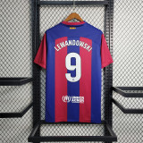 2023-24 Barcelona home soccer jersey