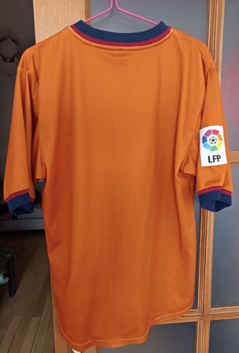 1998-00 Barcelona away orange retro jersey