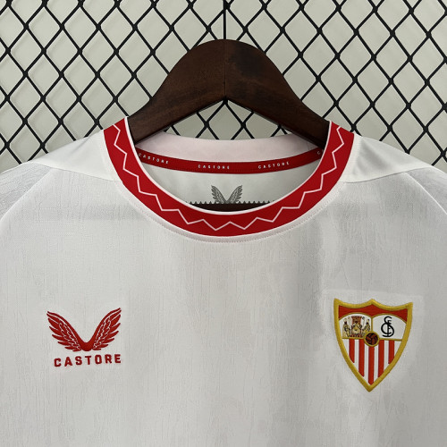 2024-25 Sevilla home soccer jersey
