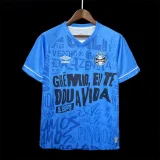 2024-25 Gremio co-branded blue jersey