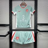 2024-25 Atletico Madrid away kid kit