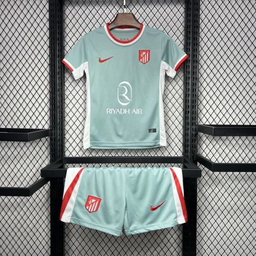 2024-25 Atletico Madrid away kid kit