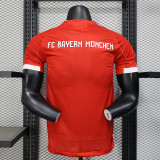 2025-26 Bayern home player version jersey  (The player version is more slim fit, it is recommended to buy one size larger)