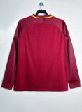 2017-18 Roma home long sleeve retro jersey