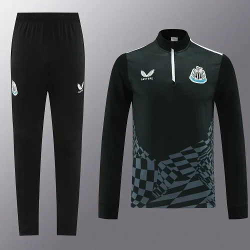 2023 Newcastle 01 black half pull suit
