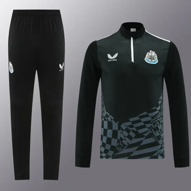 2023 Newcastle 01 black half pull suit