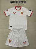 2024-25 Sevilla home adult uniform and kid kit