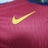 2025-26 Barcelona   Travis Scott Long sleeve Player version jersey   (The player version is more slim fit, it is recommended to buy one size larger)