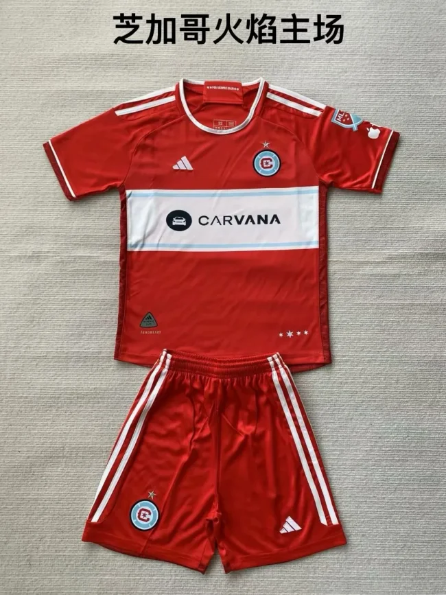 2024-25 Chicago Fire home Adult and Kids kit