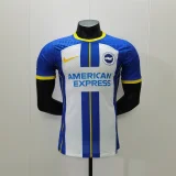 2022-23 Brighton home player version soccer jerseys   (The player version is more slim fit, it is recommended to buy one size larger)