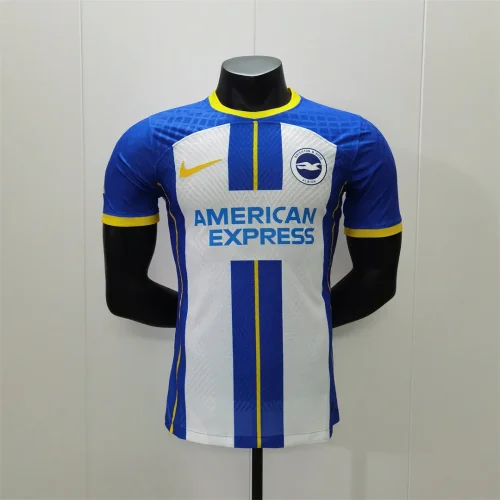 2022-23 Brighton home player version soccer jerseys   (The player version is more slim fit, it is recommended to buy one size larger)
