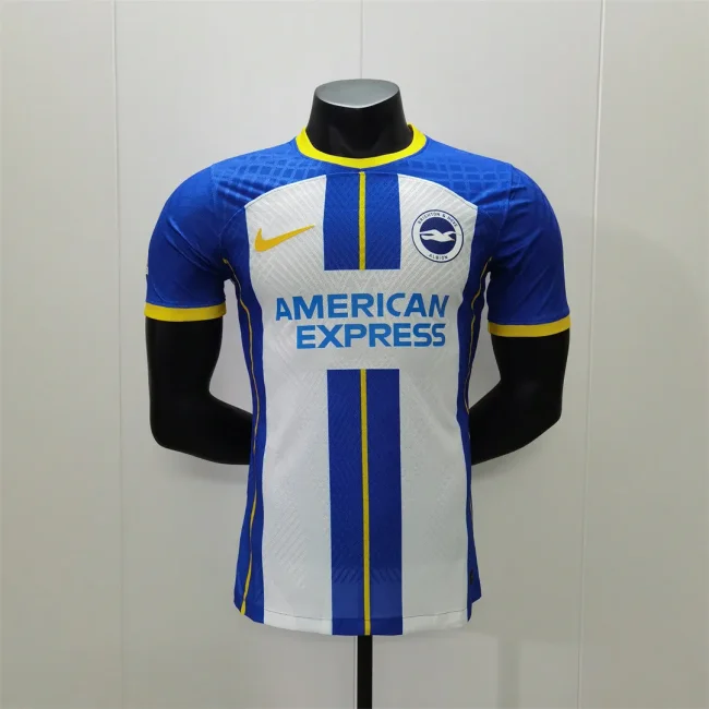 2022-23 Brighton home player version soccer jerseys (The player version is more slim fit, it is recommended to buy one size larger)