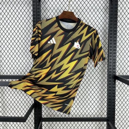 2025-26 AS Roma Pre-match training suit Jersey