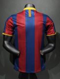 .Barcelona 2010-11  Retro  home player version  (The player version is more slim fit, it is recommended to buy one size larger)