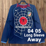 2004-05 Atletico Madrid  away retro long sleeve jersey
