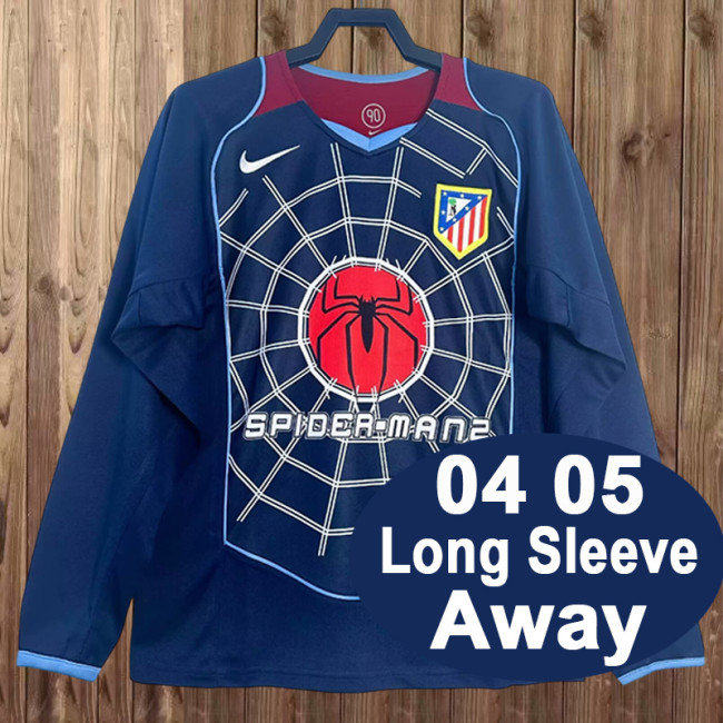 2004-05 Atletico Madrid away retro long sleeve jersey