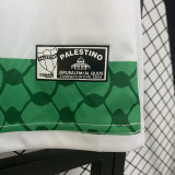 2025-26 Palestino green and white jersey