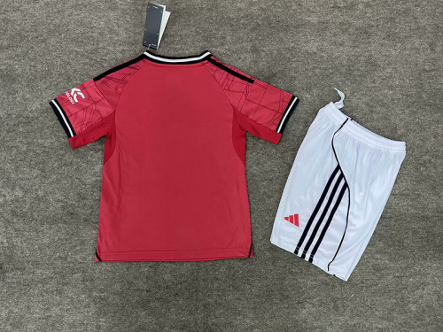2025-26 Manchester United  Home (Picture Edition) Home Kids Kit