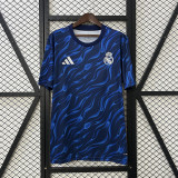 2025-26 .Real Madrid  blue training jersey