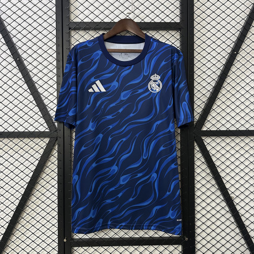 2025-26 .Real Madrid  blue training jersey