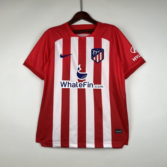 2023-24Atletico Madrid home fan version jersey
