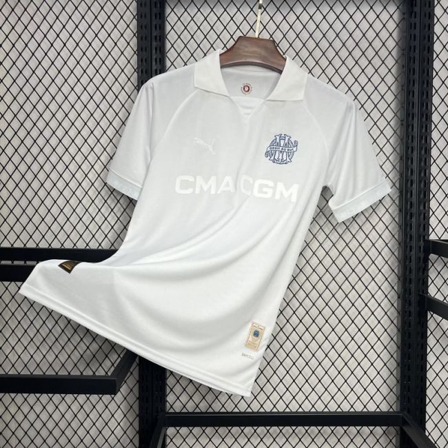 2024-25 Marseille 125th Anniversary White jersey size