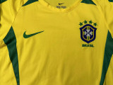 2002 Brazil home retro long sleeve kid kit