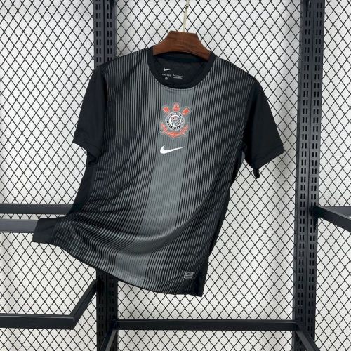 2025-26 Corinthians Black goalkeeper Jersey